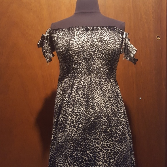 Leopard smocked dress - Picture 4 of 7